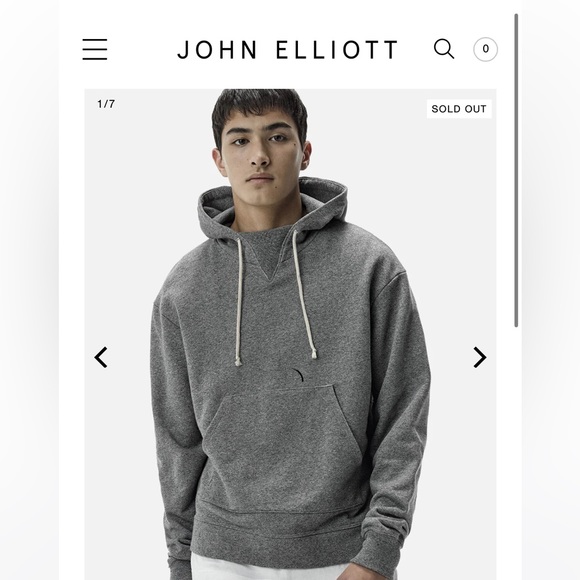 John Elliott Kake Mock Hoodie - Picture 4 of 5